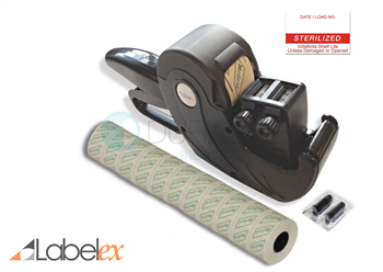 Labelex I.D. Label Dispenser Kit - includes Single Ply Refill Label Pack and Ink Rollers