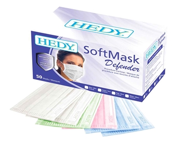 Hedy SoftMask Defender LEVEL 3  Earloop Masks