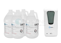 Duracleanse Automatic Foam Dispenser and Foam Hand Sanitizer Kit