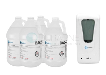Duracleanse Automatic Foam Dispenser and Foam Hand Sanitizer Kit