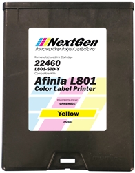 Afinia Compatible Yellow Ink  L801-STD-Y / 22460