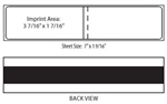 Hasler Self-Adhesive Double Strip Postage Label (pack of 1200)
Replaces Hasler 9004020