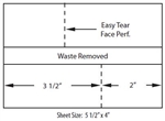 Neopost Two-Sided Postage Label (pack of 300)
Replaces Neopost BT1N