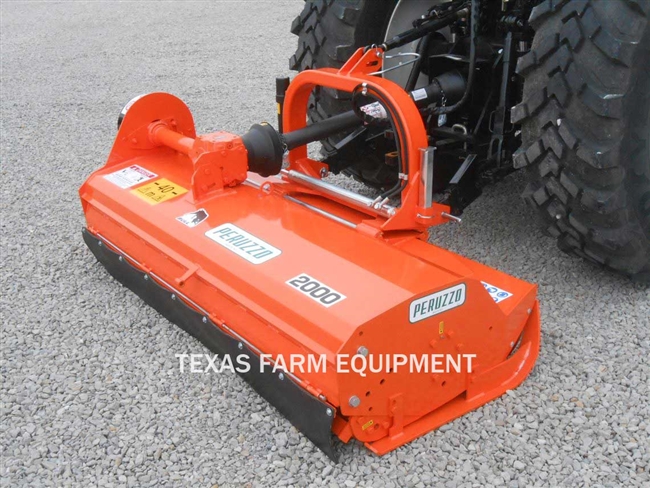 Orange Peruzzo Bull 2200, HD Offset Flail Mower