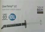 Clear Temp Cleartemp LC Temporary Light Cure Veneer Dental Cement Ultradent