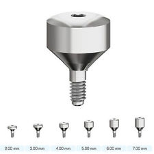 10 X Healing Caps for Dental Implant Abutment 3.75mm Diameter 6 mm Height