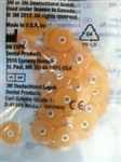 3M Sof-Lex soflex Discs Pack of 85 Orange Series 2382F Fine 1/2" 12.7 mm Dental