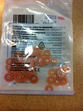 3M ESPE Sof-Lex soflex Discs Medium 1/2 inch 12.7 mm 4931M Bag 30 Dental Orange