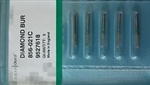 Superdent Diamond Dental Bur 856-021C Coarse Chamfer Taper Round End England