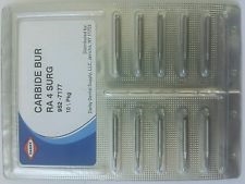 Darby Carbide RoundÂ Bur Surgical RA 4 Pack of 10 Dental England Latch Type