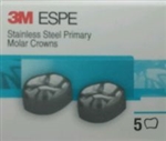 3M ESPE 5 StainlessÂ Steel Primary MolarÂ Crowns All sizes Dental