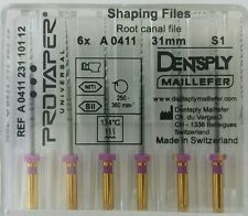 Dental Dentsply Maillefer Rotary ProTaper Universal Engine NiTi Files 31 mm S1