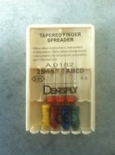 Dentsply Maillefer Tapered Finger Spreader Hand use ABCD 25mm Dental Root Canal