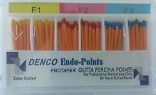 F1-F3 Gutta Percha Points Denco Box of 60 Dental Root CanalÂ Compatible Protaper