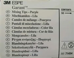 3M ESPE Garant Mixing Tips Purple Impregum Box of 50 Dental Impression 71454