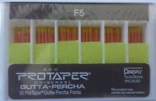 Protaper Universal F5 Gutta Percha Points Dentsply Tulsa BoxÂ of 60 Dental Endo