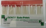 Absorbent Paper Points Protaper DentsplyÂ Style F2 Color Coded Dental Endo Denco