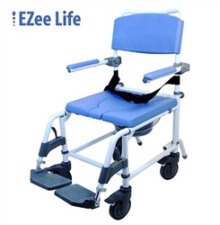 EZee Life 18 in. Shower Commode Chair