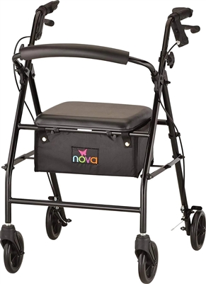 NOVA Medical Products Vibe 6 Steel Rollator Walker