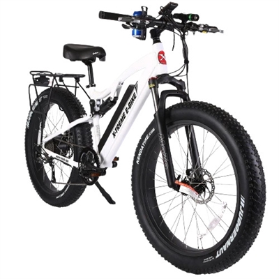 X-Treme Rocky Road 48 Volt Fat Tire Electric Mountain Bicycle