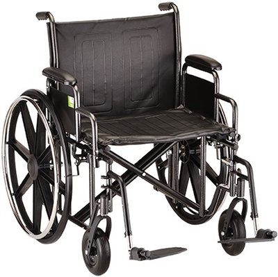 Nova Heavy Duty 22'-24" Steel Wheelchair 5220S 5240S