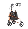 LifeStyle Mobility Rally Lite - Aluminum 3 Wheel Folding Walker with Tote