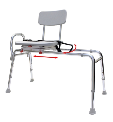 Eagle Health  77662 Swivel Sliding Transfer Bench