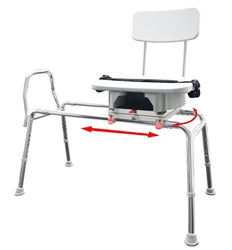 Eagle Health 77663 - Swivel Sliding Transfer Bench w/Cut-Out (Regular)