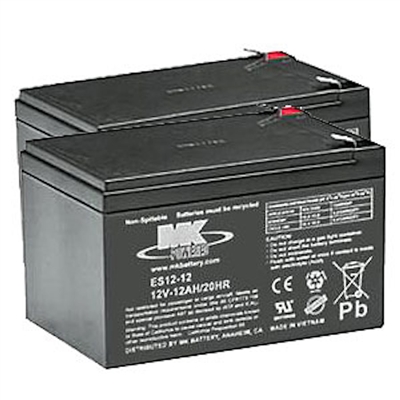 MK - 12V 12AH Sealed Lead Acid (2) Batteries