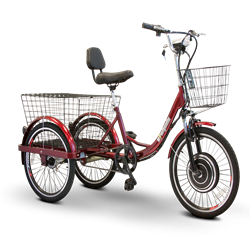 EWheels EW-29 Scoot-Around Pedal or Electric Power 3 Wheel Trike
