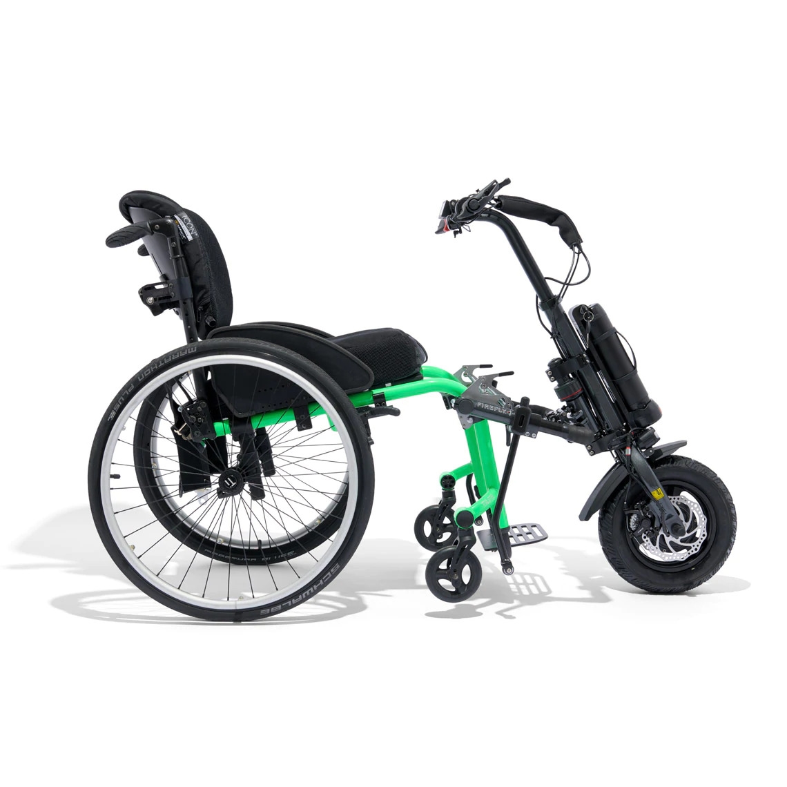 Rio Mobility FIREFLY 2.5 handcycle attachment for Wheelchairs - Power Assist