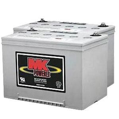 MK - 12V 60 AH Sealed Gel (2) Batteries