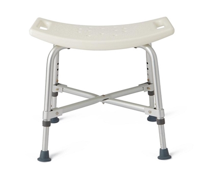 Medline Bariatric Bath Bench without Back - 550 lbs. weight capacity