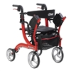 Drive Euro Style Nitro Duet Combination Rollator and Transport Chair