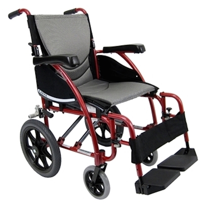 Karman S-Ergo 115-TP Lightweight Folding Transport Wheelchair