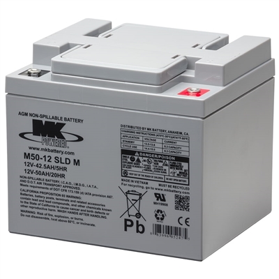 12V 12AH Sealed Lead Acid Batteries (Pair)