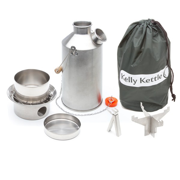 Kelly Kettle Ultimate Base Camp Kit – Stainless Steel Camp Kettle