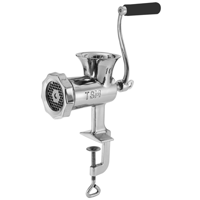 TSM Stainless Steel #10 Manual Meat Grinder