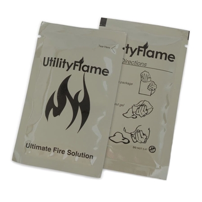 Utility Flame 37 ml (1.25 oz) Gel Pouch - Case of 200