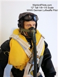 1/5 - 1/6 WWII German Luftwaffe RC Pilot Figure