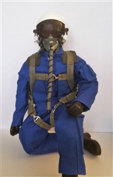1/5 - 1/6 Modern Jet RC Pilot Figure (Blue/White)