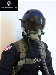 1/5 - 1/6 Modern Jet RC Pilot Figure (Blue)