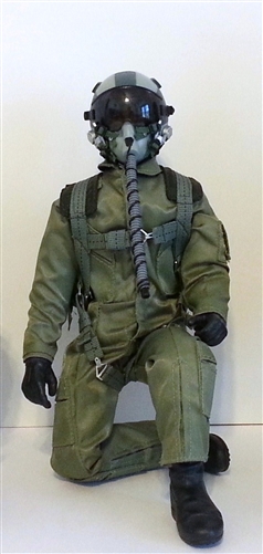 1/5 - 1/6 Modern Jet RC Pilot Figure (Green)