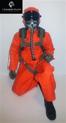 1/5 - 1/6 Modern Jet RC Pilot Figure (Orange)