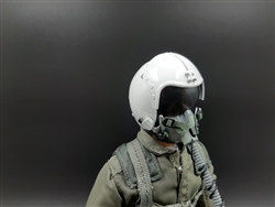 1/5 - 1/6 Modern Jet RC Pilot White Shield/Visor