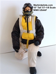 1/7 - 1/8 WWII American USAAF RC Pilot Figure