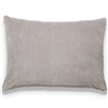 Elitis EurydiceCO 122 13 03 velvet solid color stone gray throw pillow.  Click for details and checkout >>
