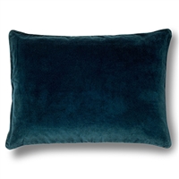 Elitis Eurydice CO 122 41 03 velvet solid color deep blue throw pillow.  Click for details and checkout >>