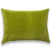 Elitis Eurydice CO 122 65 03 velvet solid color lime green throw pillow.  Click for details and checkout >>