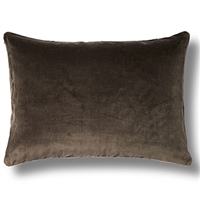 Elitis Eurydice CO 122 87 03 velvet solid color camel brown throw pillow.  Click for details and checkout >>